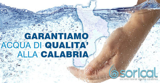 garantiamo acqua di qualità alla calabria